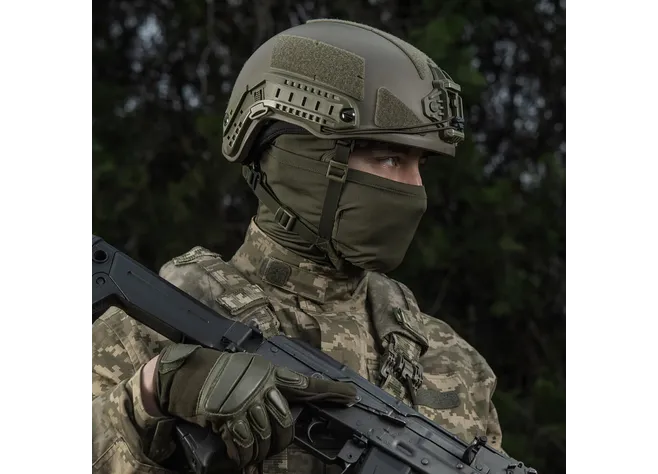 Балаклава-ніндзя M-Tac потовідвідна Polartec Army Olive Фото 2
